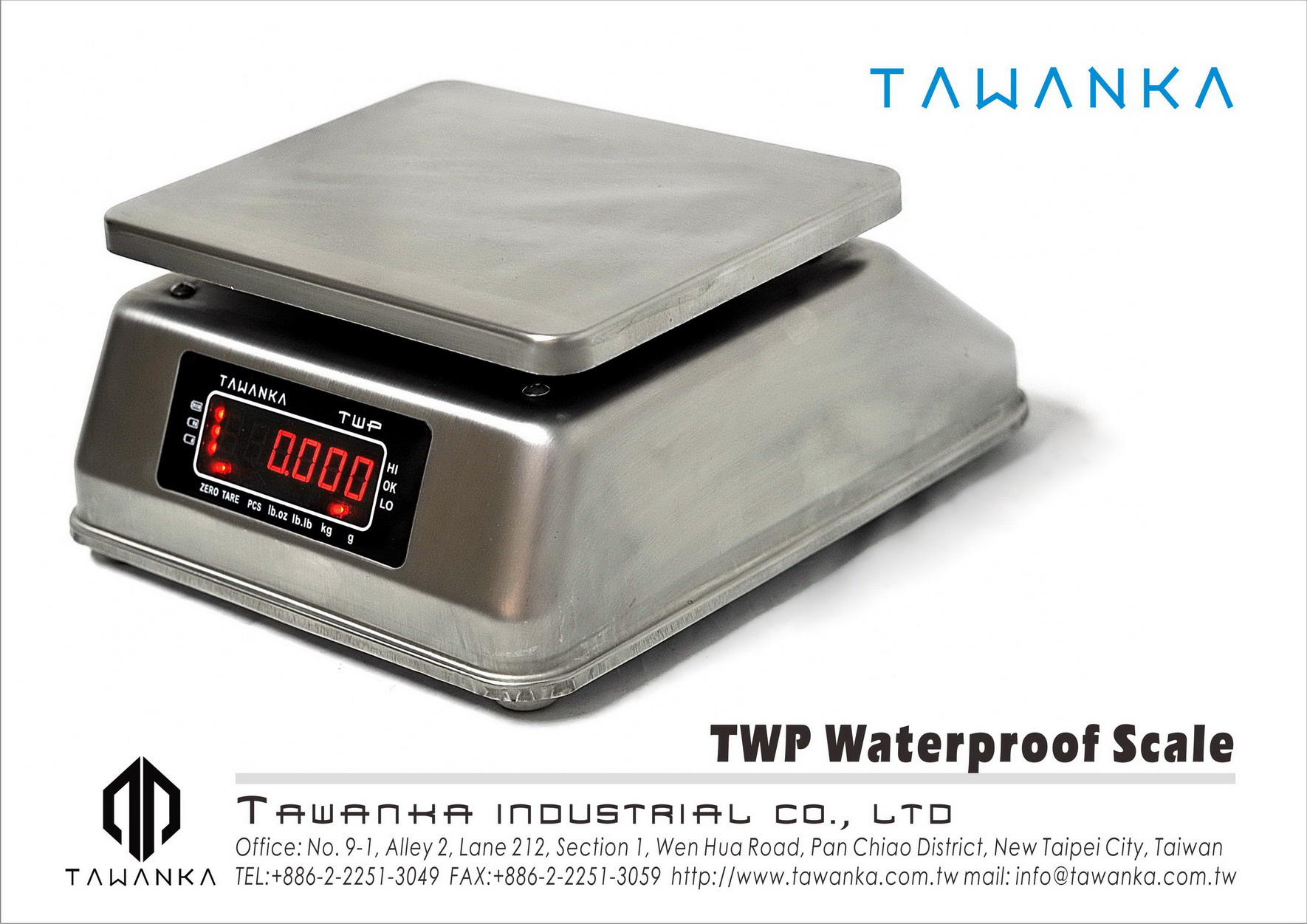 TWP TABLE SCALE | TAWANKA INDUSTRIAL CO., LTD